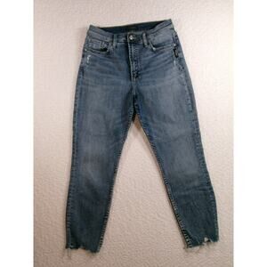 Silver Jeans Co Calley Skinny Crop Jeans Womens w29/L25 light wash
